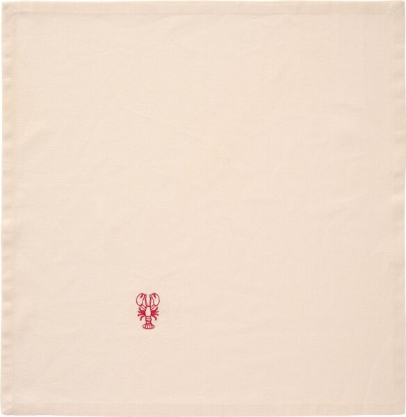 Ib Laursen Látkový obrúsok s výšivkou Atlantis Lobster