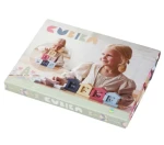 CUBIKA Pastel 15962 Farebné domčeky - drevená stavebnica