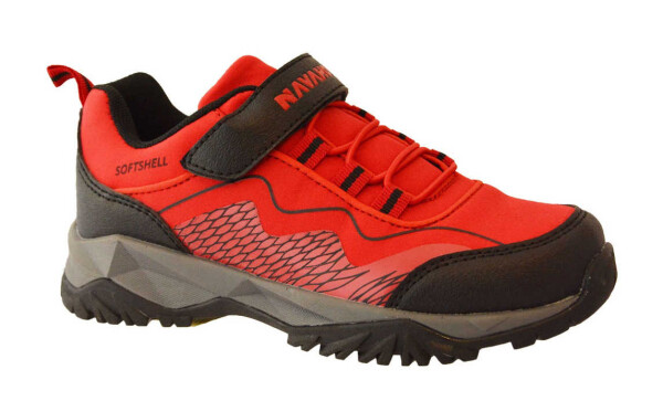 Navaho N7-509-25-02 Detská softshellová obuv červeno / čierna 28