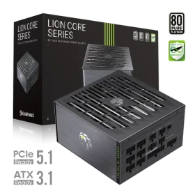 Gamemax LION CORE 1200P / Napájací zdroj / 1200W / 80 PLUS Platinum / Plne modulárny (LION CORE 1200P)
