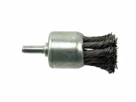 GEKO Kefa okružná vrkôčiková 28mm | vlnitý drôt S 0.5mm | stopka 6mm (G00631)