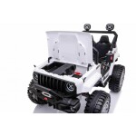 Mamido Elektrické autíčko jeep Off-road Speed ​​4x4 biele