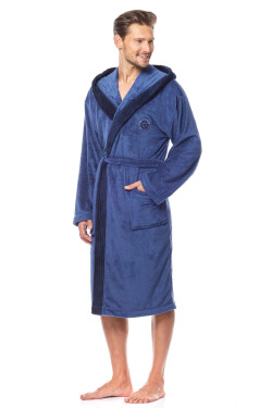 Pánsky župan George navy - L&L tmavě modrá 182/XL