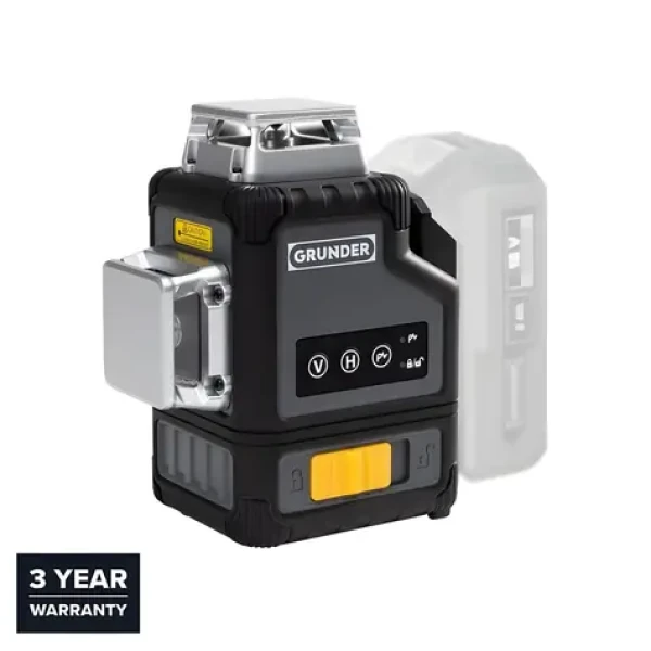 GRUNDER LY-360G / Laserová vodováha / 18V / zelený laser (LY-360G)