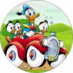 Jedlý papier Kačer Donald so švagrovcami 19,5 cm - Pictu Hap - Pictu Hap