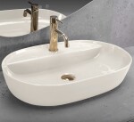 REA - Umývadlo na dosku Aura 61 Ecru Shiny REA-U4589
