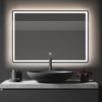 REA - Zrkadlo LED 80x60cm P10407 HOM-02829