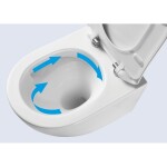 OLSEN SPA - Závesné WC ARCO TORNADO so SLIM sedadlom Soft-close OLKLT067EUQ3