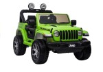 Mamido Elektrické autíčko Jeep Wrangler Rubicon 4x4 zelené