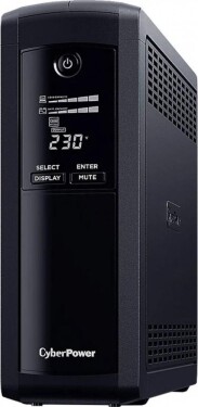 CyberPower Tracer III UPS (960W) čierna / 1600VA / 960W / České zásuvky / LCD (VP1600ELCD-FR)