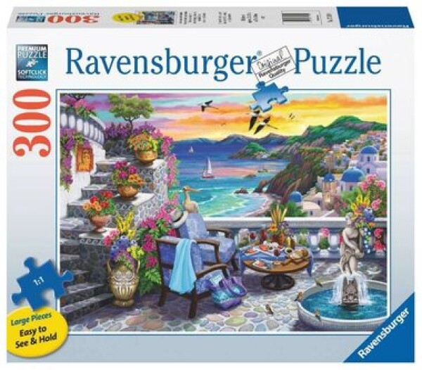 Ravensburger Západ slnka nad Santorini