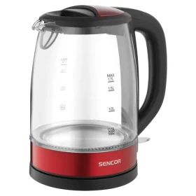 Sencor SWK 7401RD červená / Rýchlovarná kanvica / 2200W / 1.7L (8590669351718)