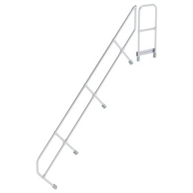 MUNK Günzburger Steigtechnik 600512 Munk Druhé madlo na schody s plošinou 45° 12 schodov 1 ks; 600512
