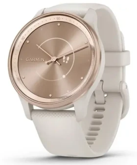 Garmin Vivomove Trend bielo-zlatá / Chytré hodinky / 254 x 346 LCD / BT / ANT+ / 5 ATM (010-02665-01)