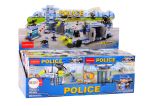 Mamido Policajná loď, lietadlo, vrtuľník, stavebné kocky, modrý mix