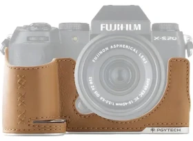 Pgytech Leather Camera Case hnedá / Puzdro / Fujifilm X-S20 / Koža (P-CB-541)