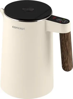 Concept Solution RK3304 béžová / Rýchlovarná kanvica / 1,5 l / 1850-2200 W / Bezdrôtová / LED displej (RK3304)