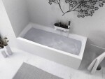 POLYSAN - LILY obdĺžniková vaňa 170x70x39cm, biela 72230