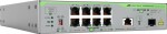 Allied Telesis ALLIED Gigabit Unmanged Switch with 10G uplink 8x 100M/1G-T 1x 100M/1/2.5/5/10G-T 1x SFP+ with internal PSU EU Power Code