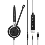 EPOS Sennheiser IMPACT SC 635 (USB-C) čierna / Pre callcentrá / headset / mikrofón (1000669)