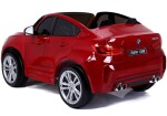 Mamido Elektrické autíčko BMW X6 M dvojmiestne XXL lakované červené