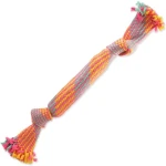 Dog Fantasy Hračka - prethovadlo so zvukom farebný vzor 1. 2 knôty 40cm (124-13071)