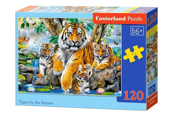 Mamido Puzzle 120 dielikov Tigre pri potoku