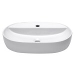 Umývadlo na dosku SAT Infinitio 60x40 cm otvor pre batériu uprostred SATINF6040 SATINF6040