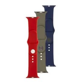 FIXED Silicone Strap sada 3 remienkov mix 3 / Remienok pre Apple Watch / Silikón / 38/40/41 mm