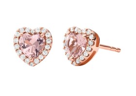 Michael Kors Romantické pozlátené náušnice so zirkónmi MKC1519A2791