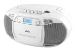 JVC RC-E451W biela / Prenosný prehrávač / CD / Kazeta / FM / Bluetooth / USB / 3,2 W (RC-E451W)