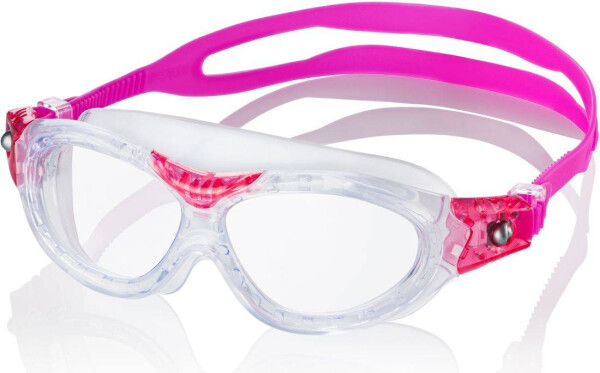 AQUA SPEED Plavecké okuliare Marin Kid Pink/Transparent Pattern 63 5-10 let