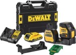 DEWALT DCE088D1G18 / Nivelačný prístroj / Dosah 50m / Presnosť: 3 mm / príslušenstvo (DCE088D1G18)