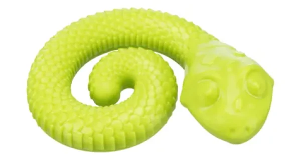 TRIXIE 34950 Snack Snake 18 cm zelená / had na maškrty / TPR (4011905349503)