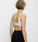 TRIACTION - Športová podprsenka bez kostice na jogu a pilates Triumph WHITE 85D
