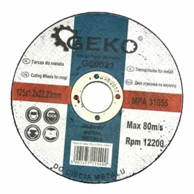 GEKO Rezný kotúč na kov 125x1.2x22.23mm (G00021)