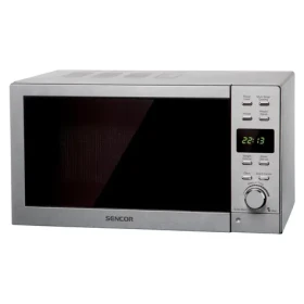 Sencor SMW 6022 strieborná / Mikrovlnná rúra / 800W / 20L (8590669083787)
