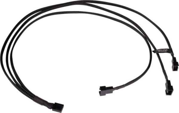 Alphacool Y-Splitter 4-Pin auf 3x 4-Pin PWM 60cm - schwarz