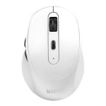 Marvo WM106W biela / Bezdrôtová optická myš / 1600 DPI / 2.4GHz USB prijímač / Bluetooth (WM106W WH)