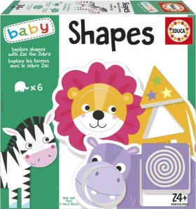 Educa Baby vkladačka Preskúmaj tvary so zebrou Zakem