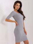 Dámske šaty EM SK HS 20 252.73 Grey - FPrice L/XL šedá melange
