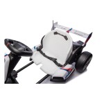 Mamido Detská elektrická motokára BMW Gokart s funkciou driftu biela