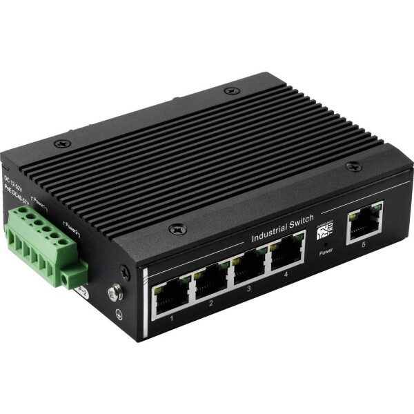 TRU COMPONENTS TC-XL-205GP priemyselný ethernetový switch 1 + 4 porty 10 / 100 / 1000 MBit/s funkcia PoE; TC-13427356