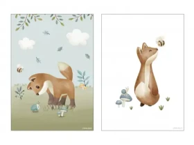 Little Dutch Plagát A3 Forest Friends (PW10294030LD)