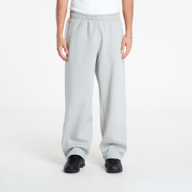 Mikina Nike Solo Swoosh Men's Fleece Open-Hem Pants Dk Grey Heather/ Lt Smoke Grey/ White XS