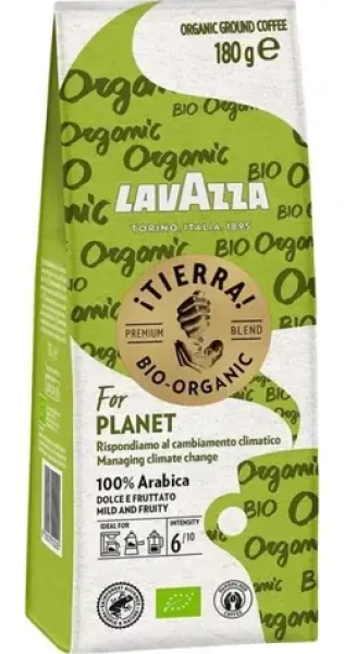 Lavazza Bio Tierra for Planet 180 g / Mletá káva / 100% Arabica (8000070022225)