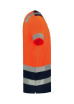 Tričko High Vis Bicolor Tričko unisex fluorescenčná oranžová L