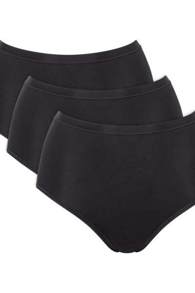 BAVLNENÉ NOHAVIČKY S VYSOKÝM PÁSOM SLOGGI GO DAILY černá XL