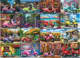 EUROGRAPHICS Puzzle 16 skútrov