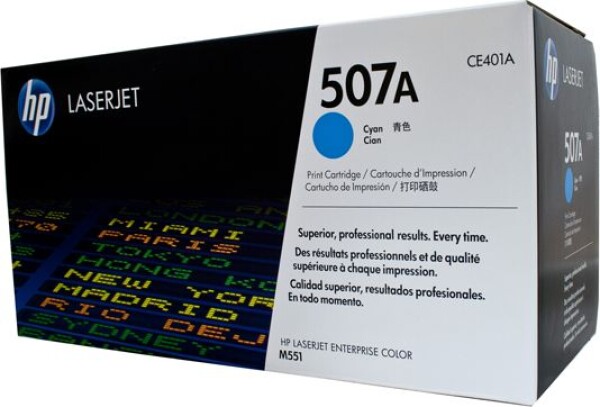 HP 507A Cyan Originál (CE401A)